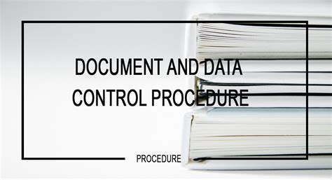 Document Control Procedure In Construction Project