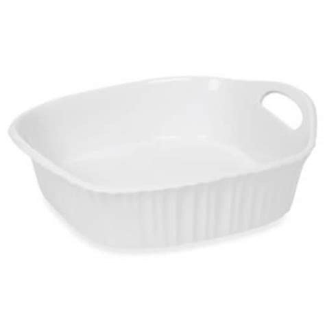 Corningware 1107026 8 X 8 In French White Iii Square Baker Dish Pack