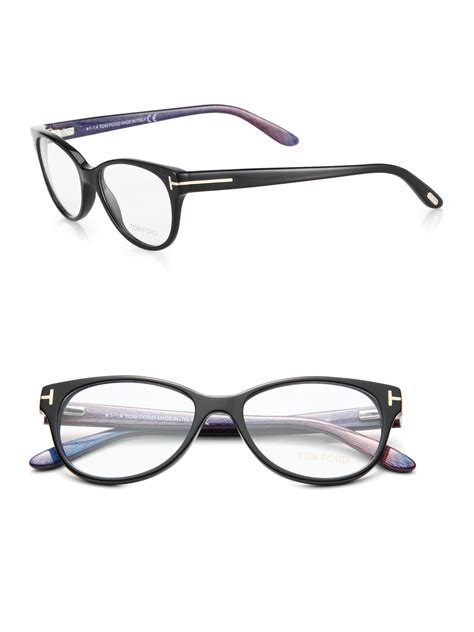 Tom Ford Cats Eye Optical Glasses In Black For Men Lyst