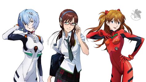 HD Desktop Wallpaper Anime Asuka Langley Sohryu Mari Makinami