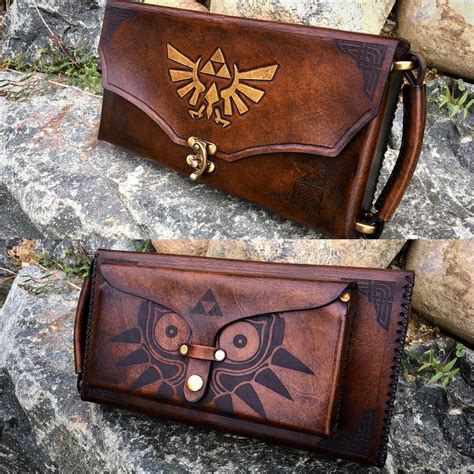 Leather Switch Case For A Nintendo Switch And Accessories