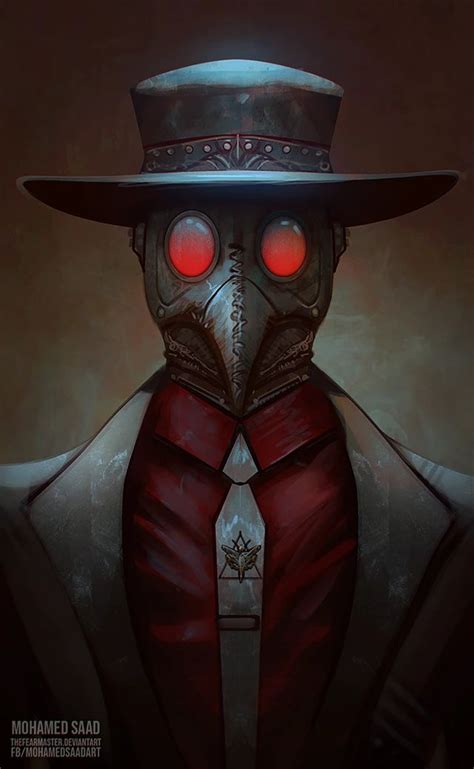 I Painted Plague Doctor Because Hes Cool Plague Doctor Scary Art