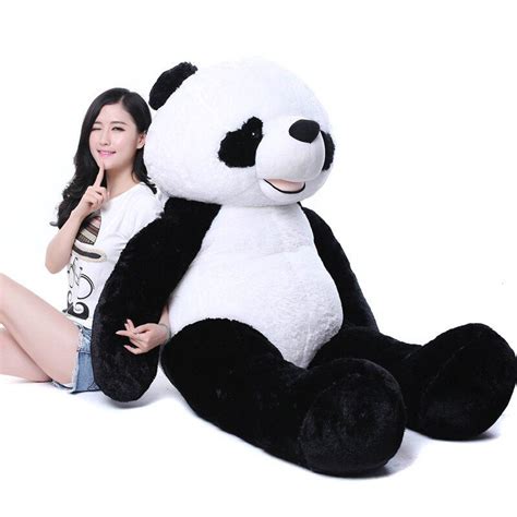 Giant Panda Doll Poupées Souples Poupées En Peluche Grosse Peluche