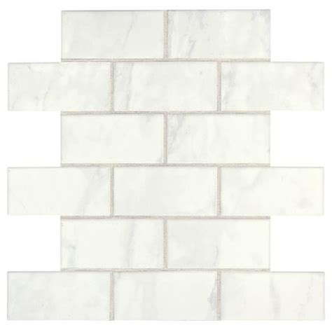Penny tiles, also known as penny rounds, brings both heritage and cheer to a home. Menards Penny Tile - Mohawk Vivant Gloss White 12 X 13 ...