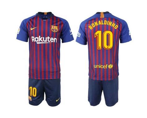 While jersey numbers used to indicate the player's position, that's no longer true. #10 RONALDINHO Jersey Barcelona 2018-19 Home