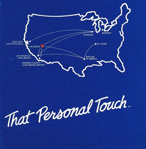 Jet America Airlines October 15 1985 Route Map
