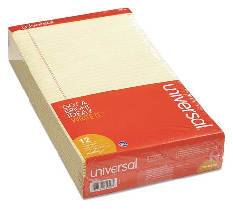 Universal Notepad 8 12 In X 14 In 600 Pk 12 35x110unv40000