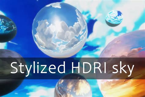 Artstation Cartoon And Stylized Hdri Sky Pack 01 Resources