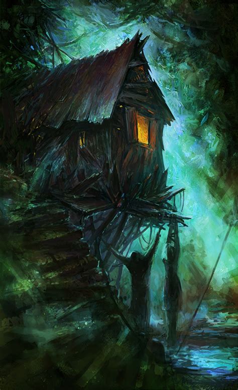 Environment Art Veresk0o Deviantart Witch House Witch S House Stuff