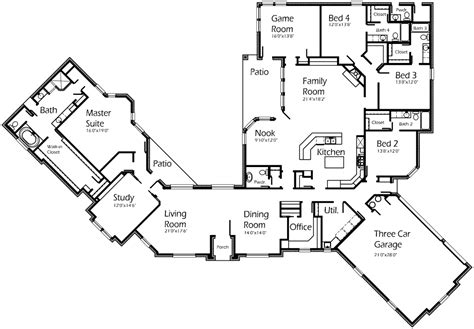 Floorplan Onestory House Plans By Korel Home Designs