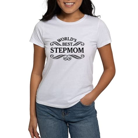 Worlds Best Stepmom Womens Classic T Shirt Worlds Best Stepmom T Shirt