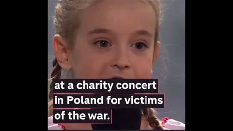 Amelia Anisovych The Seven Year Old Ukranian Who Sang Let It Go In A Bunker In Kyiv Youtube