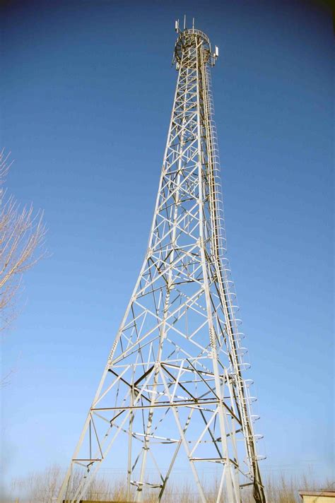 China Multi Height Tubular Telecom Tower With Accessories China