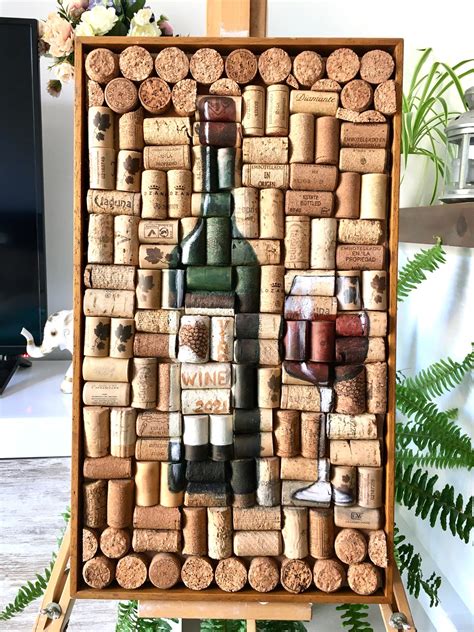 Wine Cork Wall Decor Wood Wall Artwine Lover T Wine Cork Etsy