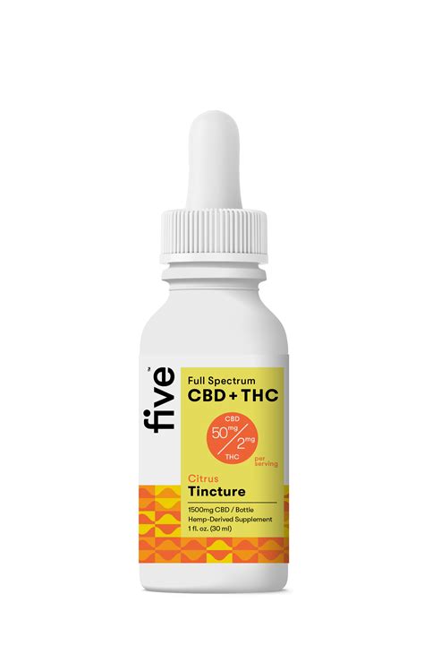 Full Spectrum Cbd Thc Tincture From Five Cbd