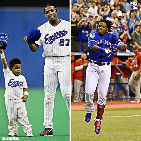 He is the son of former mlb player and hall of famer vladimir guerrero sr. Vladimir guerrero jr, following in his father's footsteps ...