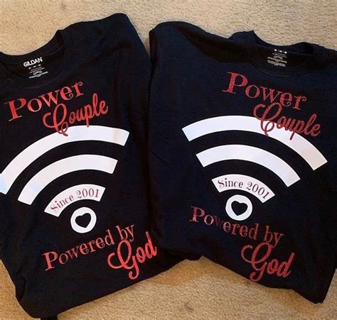 Ideas unique couple shirt design 2019. Couples T-Shirts Power Couple Powered by | Etsy in 2020 ...