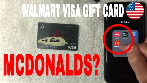 Maybe you would like to learn more about one of these? Can You Use Walmart Visa Gift Card On McDonald's App 🔴 - YouTube