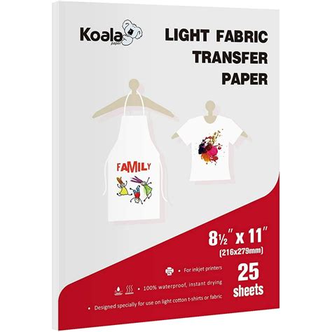 Koala Inkjet Printable Iron On Heat Transfer Paper For Light T Shirts 8