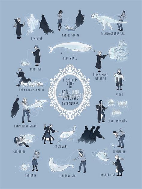 a guide to rare and unusual patronuses by aliciamb harry potter universal harry potter spells