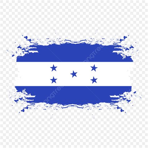 Honduras Flag Vector PNG Images Honduras Flag In Brush Stroke Free