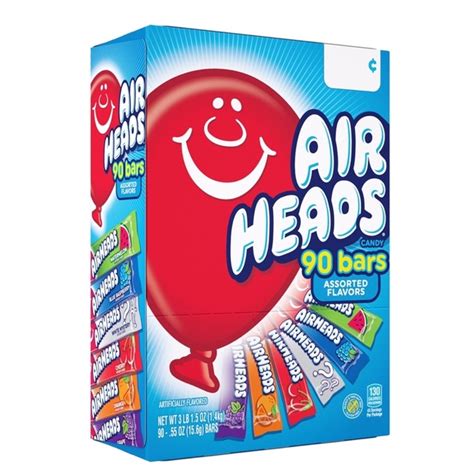 Airheads Individually Wrapped Fruit Candy Variety 60 Count Shopee