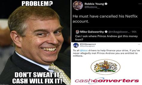 Problem Dont Sweat It Prince Andrew Is Mercilessly Mocked Daily