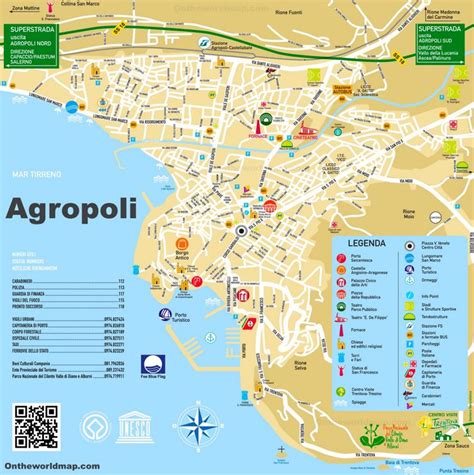 Agropoli Tourist Map