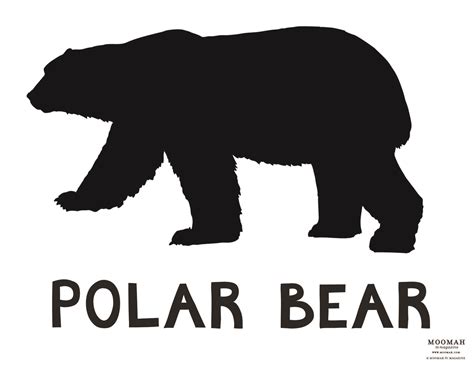 Polar Bear Silhouette Printable