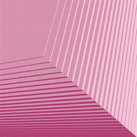 Abstract Business Background With Simple Pink Colored Geometric Shapes