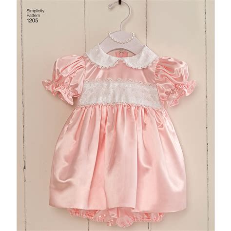 Simplicity Pattern 1205 Babies Dress And Panties