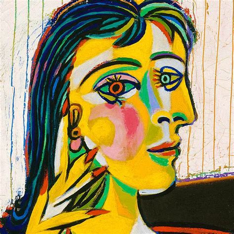 April 1973), war ein spanischer maler, grafiker und bildhauer des 20. PABLO PICASSO. Retrato de Dora Maar (detalle). 1937 ...