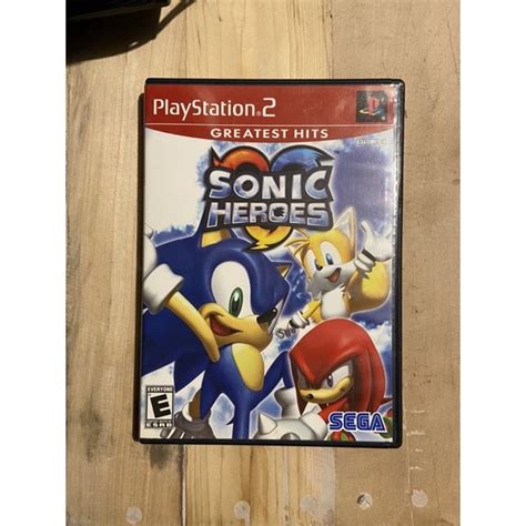 Original Ps2 Sonic Heroes Cib Greatest Hits Authentic Best Ps2 Games