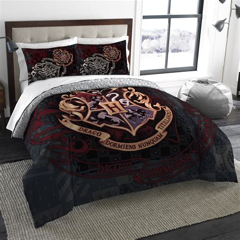 Harry Potter School Motto Twinfull Bedding Comforter Set