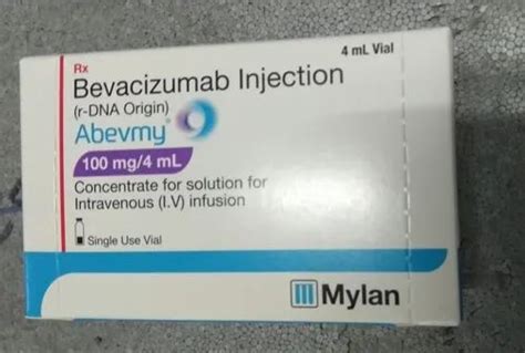 Pharmaceutical Infusion Abevmy Bevacizumab 400 Mg And100 Mg Injection