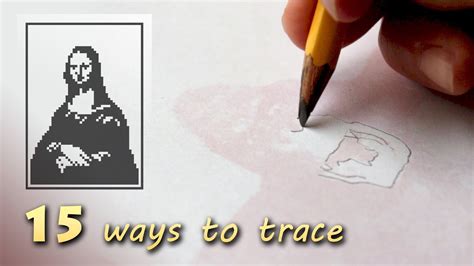 15 Ways How To Trace Or Transfer A Photo Image Or Drawing Tracing