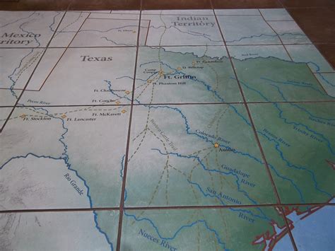 Map Of Texas Forts Fort Griffin Texas Located Inside The Flickr