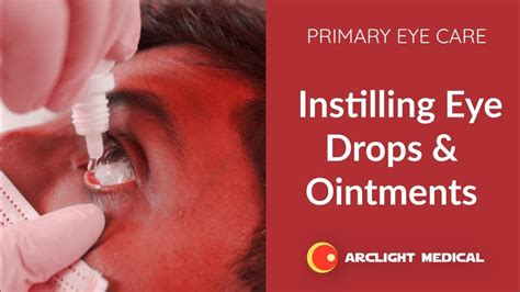 Instilling Eye Drops And Ointments Who Primary Eye Care Youtube