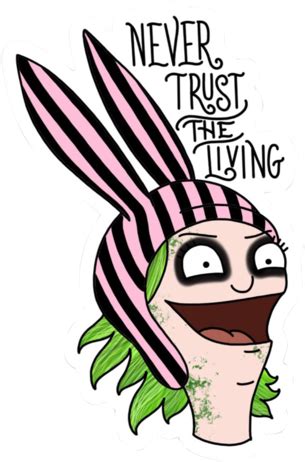 Bob's burgers' 8th season has been one of its best so far, with many great episodes. Beetlejuice Bob's Burgers Sticker - Bob's Burger ...