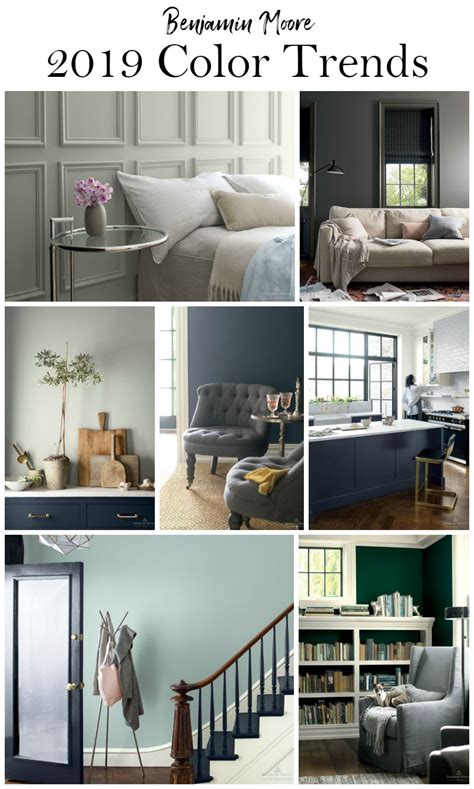 When thinking about living room colors, most people have a tendency to go super neutral or boldly colorful in living rooms, but be. Benjamin Moore Paint Color Trends 2019 | Postcards from ...