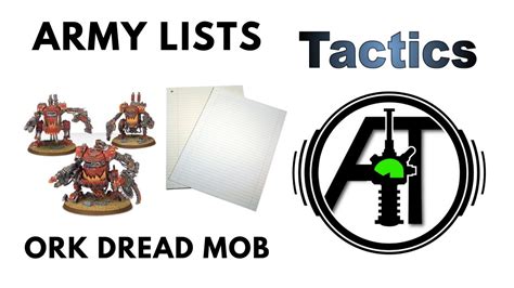 Ork Dread Mob Army Lists Kan Wall List Examples Tactics And Strategy