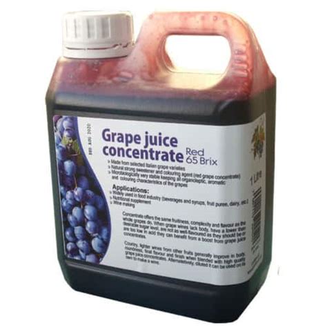 Red Grape Juice Concentrate 1 L Food Grade Brewing At Home