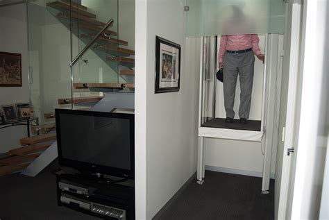 Multiple people have tried it, but it seems as if only women are able to do it successfully. Walk-through Lift - The Residential Lift Company