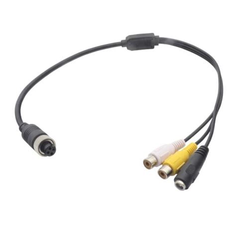 4 pin auf cinch buchse verbinder adapter kamera rückfahrkamera kabel dc 5 5 ebay