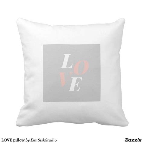 Love Pillow Pillows Decorative Throw Pillows Custom Throw Pillow