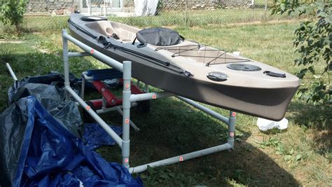 This instructable will show you how to build and mount a pvc kayak roof rack/carrier to y… DIY PVC Kayak Rack | Kayak rack, Kayaking, Hobie kayak