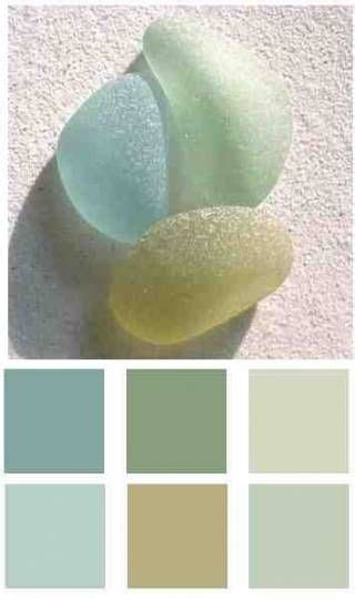 Bath Room Beach Theme Color Palettes Sea Glass 17 Ideas Bath With