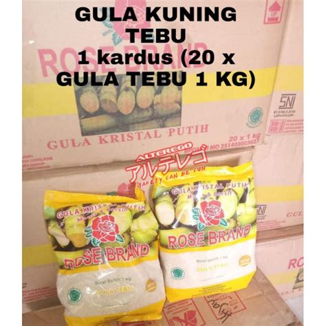 Jual Gula Kuning Tebu Rosebrand Rose Brand Kardus X Gula Tebu