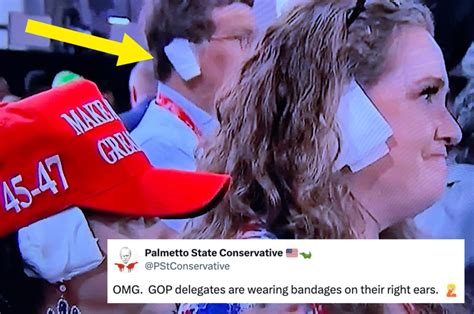 The Funniest Reactions To Republican Delegates Wearing Fake Ear