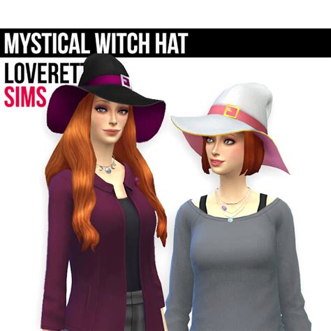 Sims 4 Ccs The Best Witch Hat By Loverett Sims